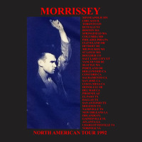 Morrissey Silkscreened 1992 North American Tour Shirt The Smiths (ligh T-shirt | Artistshot