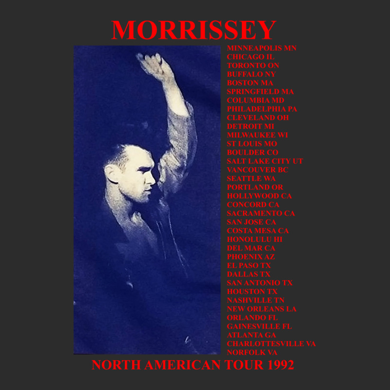 Morrissey Silkscreened 1992 North American Tour Shirt The Smiths (ligh Exclusive T-shirt by cm-arts | Artistshot