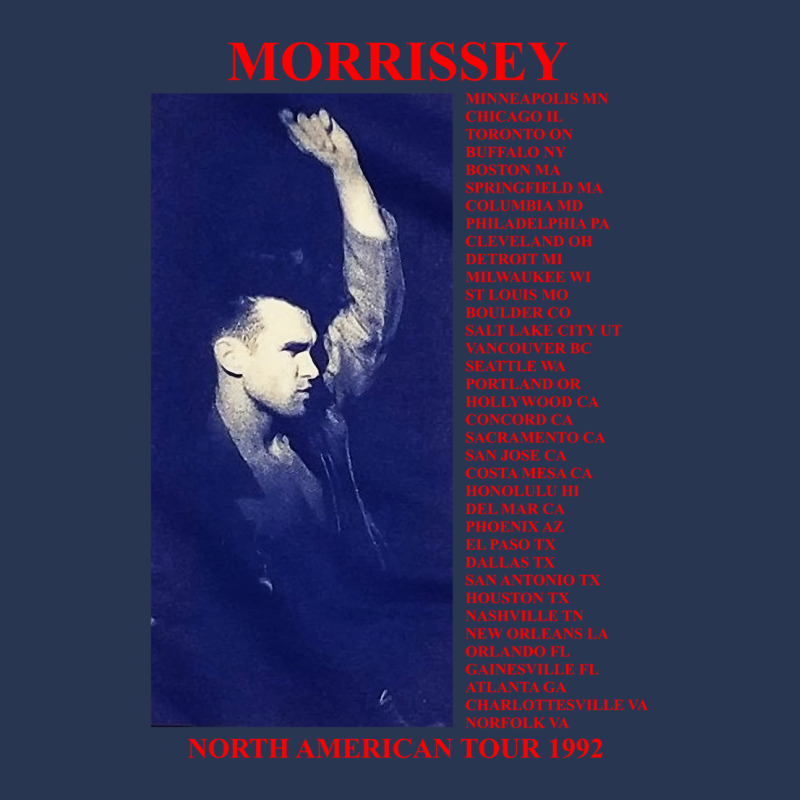 Morrissey Silkscreened 1992 North American Tour Shirt The Smiths (ligh Men Denim Jacket by cm-arts | Artistshot