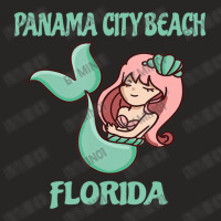 Panama City Beach Cute Mermaid Themed Ladies Fitted T-shirt | Artistshot