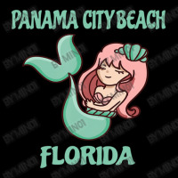 Panama City Beach Cute Mermaid Themed Cropped Hoodie | Artistshot