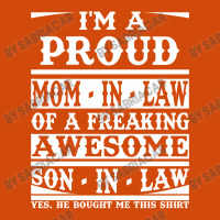 Proud Mom In Law Of A Freaking Awesome Son In Law Metal Print Horizontal | Artistshot