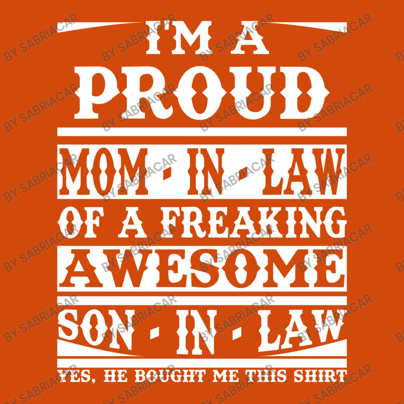 Proud Mom In Law Of A Freaking Awesome Son In Law Metal Print Horizontal | Artistshot