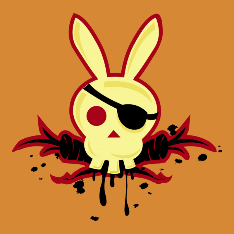 Bunny Skull And Crosscarrots Metal Print Horizontal | Artistshot