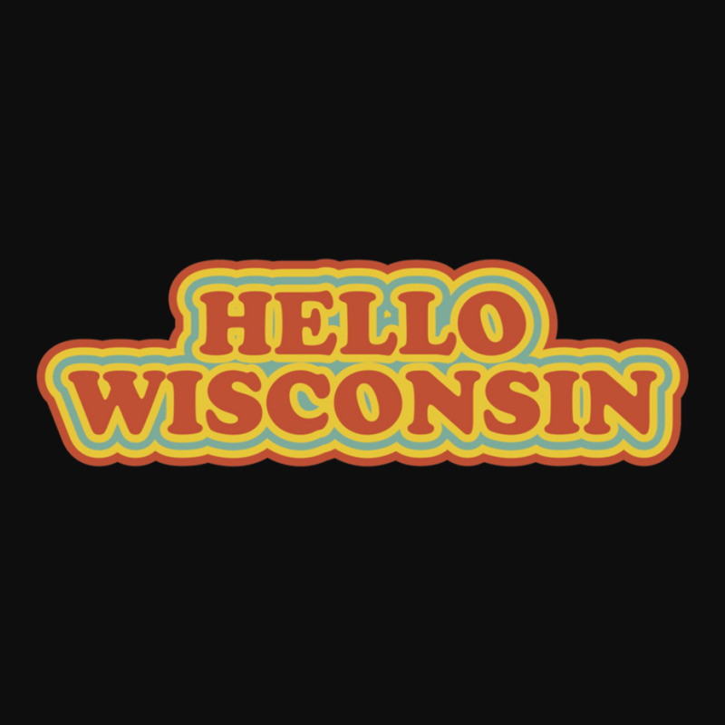 Hello Wisconsin Crop Top by cm-arts | Artistshot