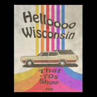 Hello Wisconsin V-neck Tee | Artistshot