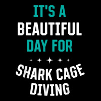 Beautiful Day For Shark Cage Diving Funny Sports Humor Games V-neck Tee | Artistshot