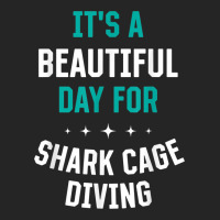 Beautiful Day For Shark Cage Diving Funny Sports Humor Games Unisex Hoodie | Artistshot