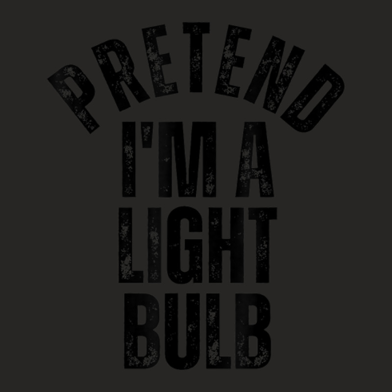 Pretend I'm A Light Bulb Funny Matching Couples Halloween Ladies Fitted T-Shirt by Fashonus | Artistshot