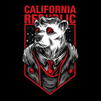 California Republic Bear California Golden State Adjustable Cap | Artistshot