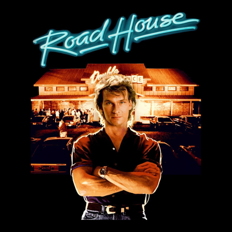 Roadhouse Patrick Swayze Retro 80_s Movie T Shirt V-Neck Tee by cm-arts | Artistshot