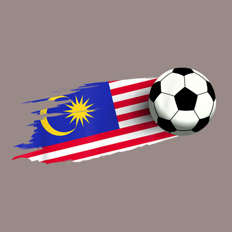 Malaysia Flag Jersey Malaysian Soccer Team Malaysian T Shirt Vintage T-Shirt by cm-arts | Artistshot