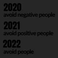 Avoid Negative, Positive People Sarcastic New Year Eve 2022 Ladies Fitted T-shirt | Artistshot