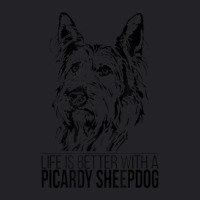 Life Is Better Picardy Sheepdog Dog Saying Dog Youth Tee | Artistshot