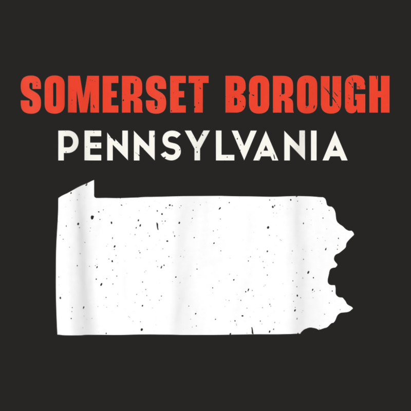 Somerset Borough Pennsylvania Usa State America Travel Ladies Fitted T-Shirt by Fashlaza | Artistshot