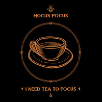 Hocus Pocus I Need Tea To Focus Cropped Sweater | Artistshot