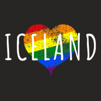 Rainbow Heart Iceland Pride Ladies Fitted T-shirt | Artistshot