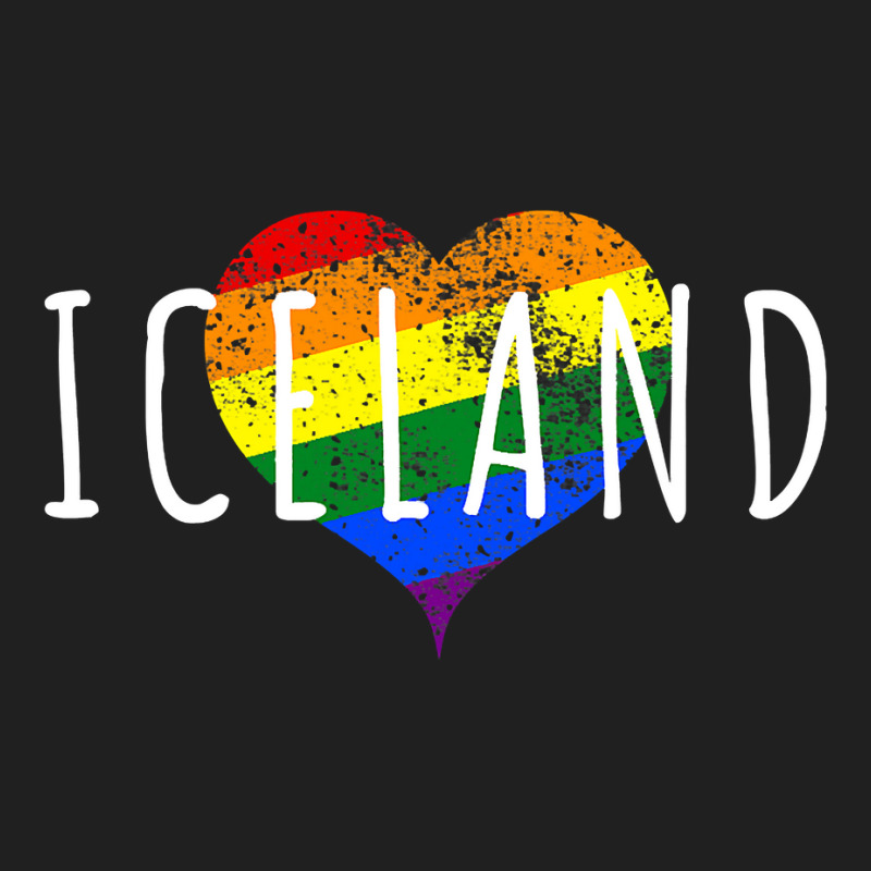 Rainbow Heart Iceland Pride Ladies Polo Shirt by VictorCruz | Artistshot