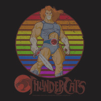 Thundercats Lion-o Rainbow Sunset Poster T-shirt | Artistshot