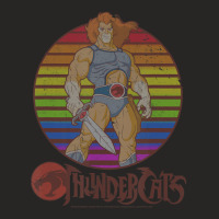 Thundercats Lion-o Rainbow Sunset Poster Ladies Fitted T-shirt | Artistshot