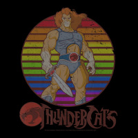 Thundercats Lion-o Rainbow Sunset Poster Men's Long Sleeve Pajama Set | Artistshot