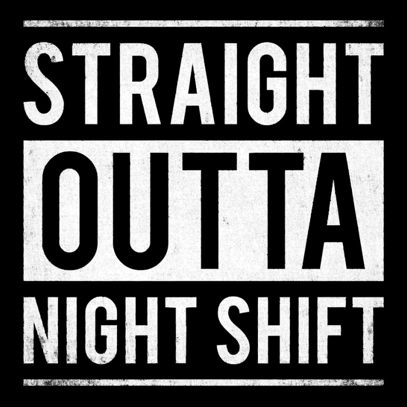 Straight Outta Night Shift Nurse Long Sleeve Shirts | Artistshot