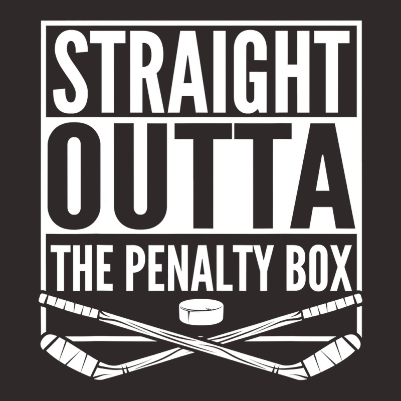 Straight Outta The Penalty Box Hockey Player Gift Hockey Racerback Tank by trokeryth | Artistshot