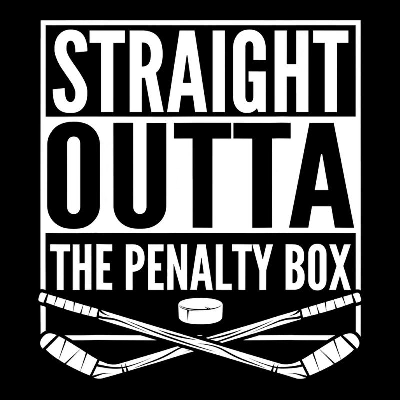 Straight Outta The Penalty Box Hockey Player Gift Hockey Women's V-Neck T-Shirt by trokeryth | Artistshot