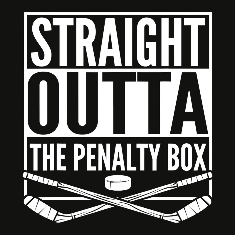 Straight Outta The Penalty Box Hockey Player Gift Hockey Scorecard Crop Tee by trokeryth | Artistshot