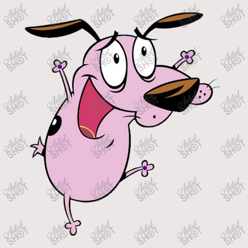 Courage The Cowardly Dog Pocket T-shirt | Artistshot