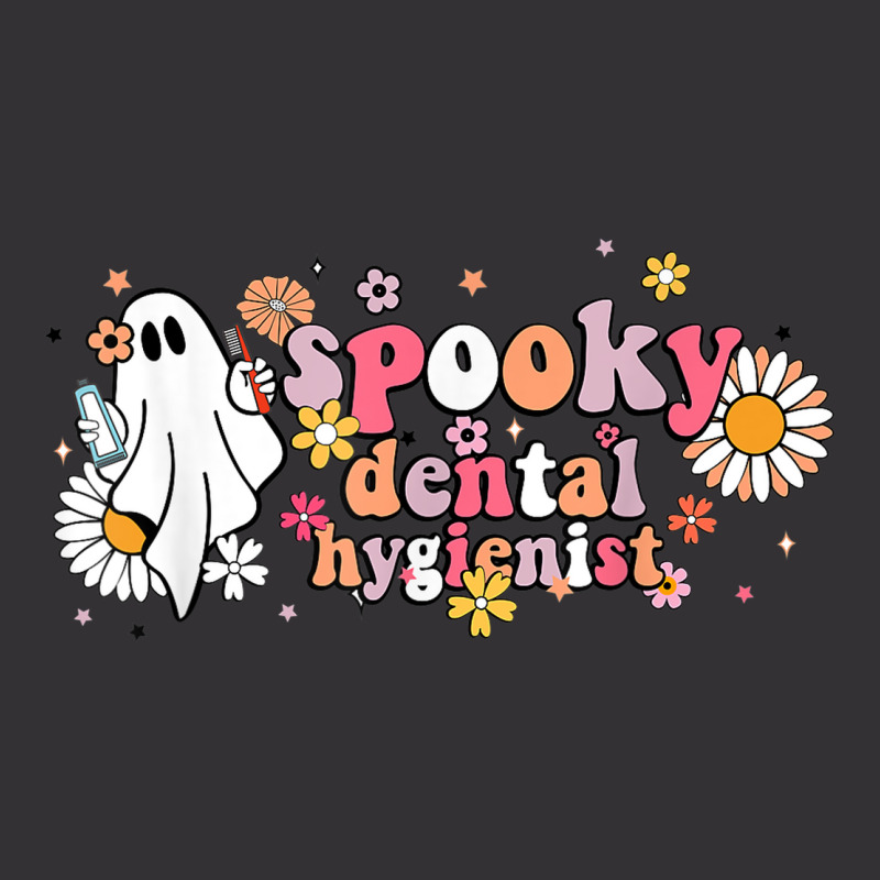 Groovy Ghost Halloween Floral Spooky Dental Hygienist Vintage Short by Lambent | Artistshot