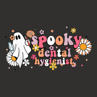 Groovy Ghost Halloween Floral Spooky Dental Hygienist Champion Hoodie | Artistshot