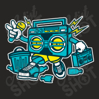 Funny Boombox Ladies Fitted T-shirt | Artistshot