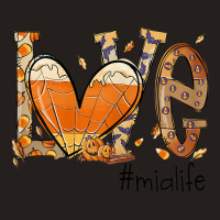 Womens Love Mia Life Fall Season Autumn Pumpkin Halloween Tank Top | Artistshot