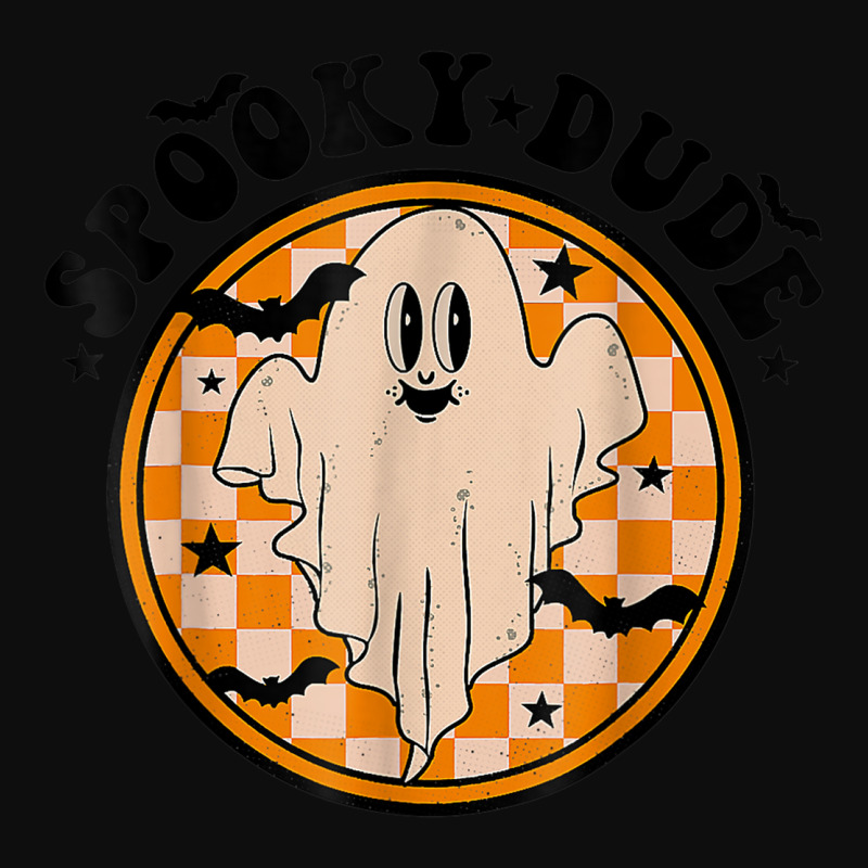 Retro Spooky Dude Cute Ghost Funny Spooky Season Halloween Crop Top by Fashlaza | Artistshot