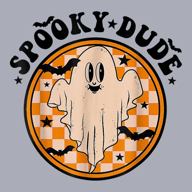 Retro Spooky Dude Cute Ghost Funny Spooky Season Halloween Tank Dress by Fashlaza | Artistshot