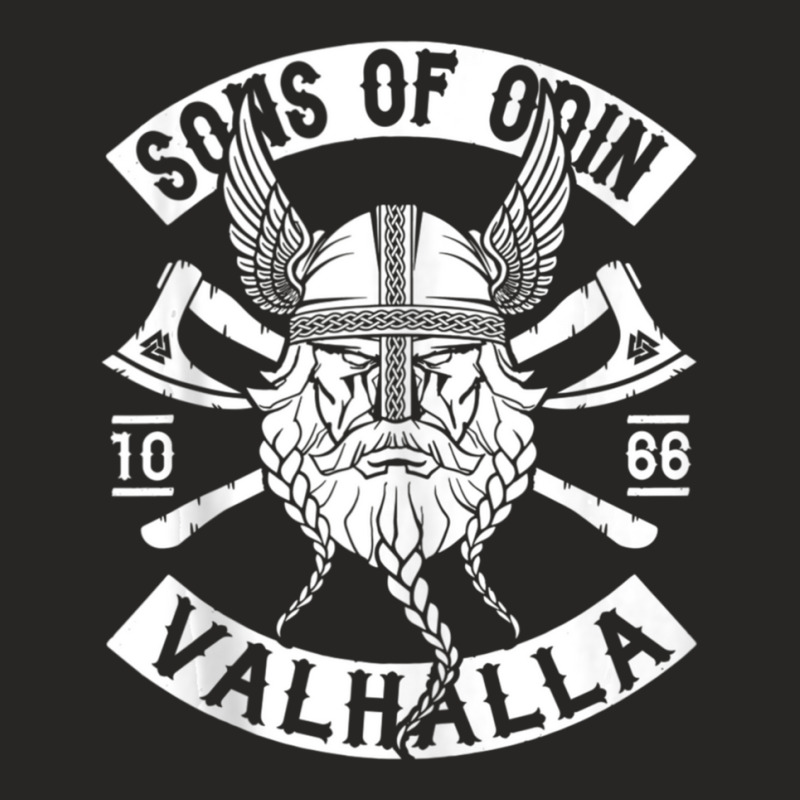 Norse Mythology Viking Clothing & Sons Of Odin Ladies Fitted T-Shirt by TerranceLHawkins | Artistshot