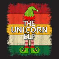 The Unicorn Elf Matching Group Christmas Party Pajama T-shirt | Artistshot