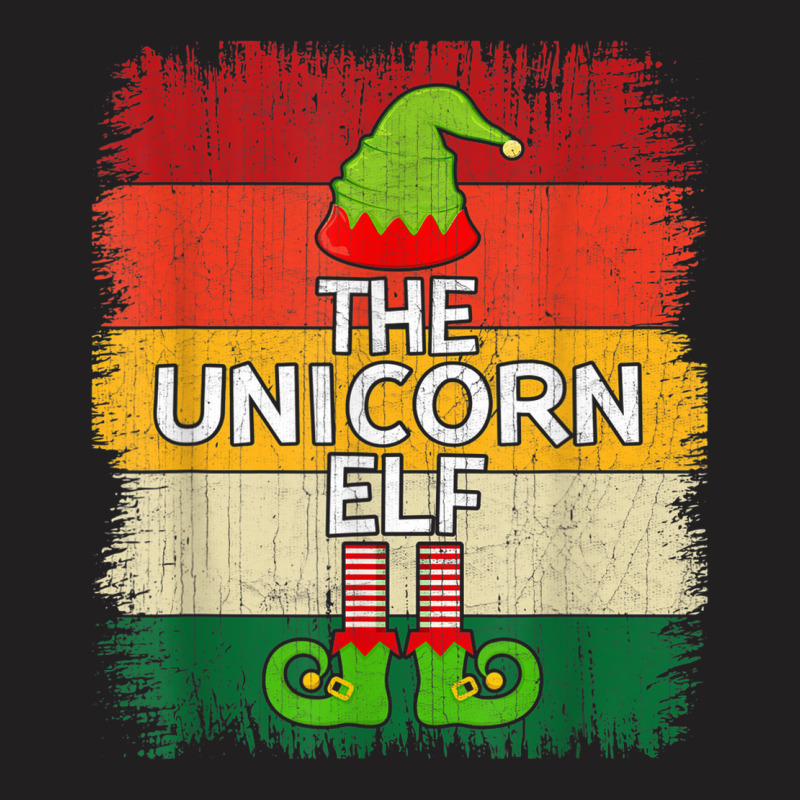 The Unicorn Elf Matching Group Christmas Party Pajama T-shirt | Artistshot