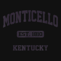 Monticello Kentucky Ky Vintage State Athletic Style Baby Bibs | Artistshot