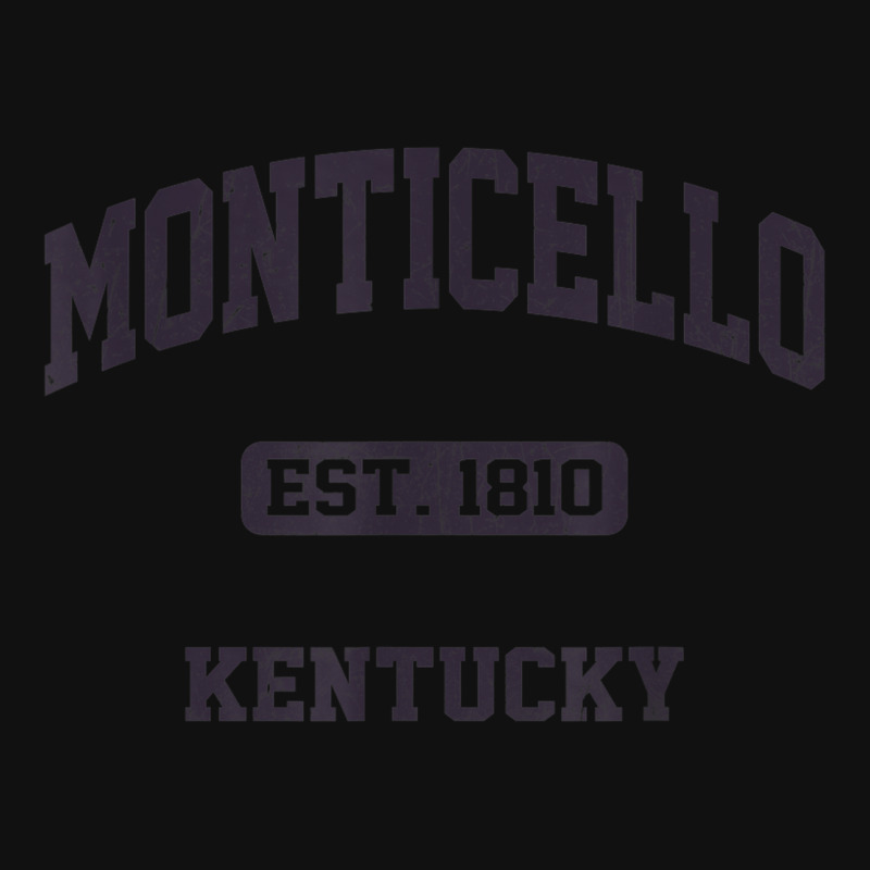 Monticello Kentucky Ky Vintage State Athletic Style Baby Bibs by Lambent | Artistshot