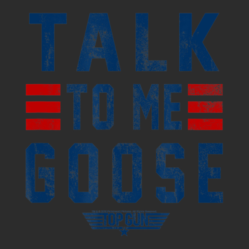 Top Gun Talk To Me Goose Distressed Text Exclusive T-shirt | Artistshot