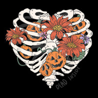 Dead Inside Halloween Skeleton Pumpkin Floral Spooky Season Women's V-neck T-shirt | Artistshot