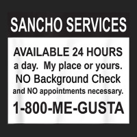 Mens Funny Sancho Services News Ad Mexican Humor For Sanchos T Shirt 3/4 Sleeve Shirt | Artistshot