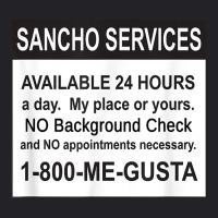 Mens Funny Sancho Services News Ad Mexican Humor For Sanchos T Shirt Youth Tee | Artistshot