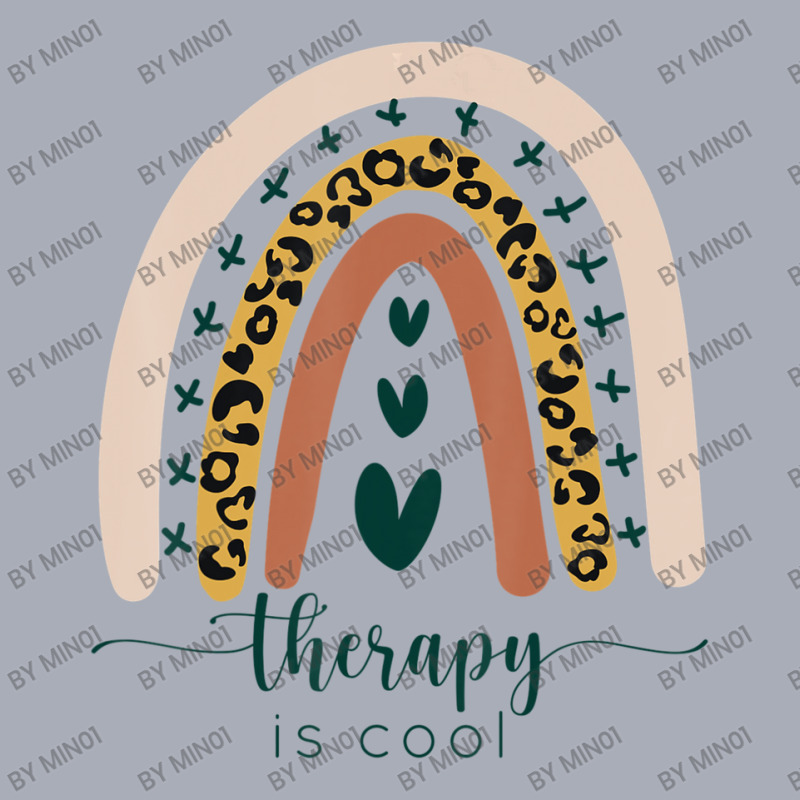 Therapy Is Cool Mental Health Awareness Rainbow Leopard Cute Tank Dress by Min01 | Artistshot