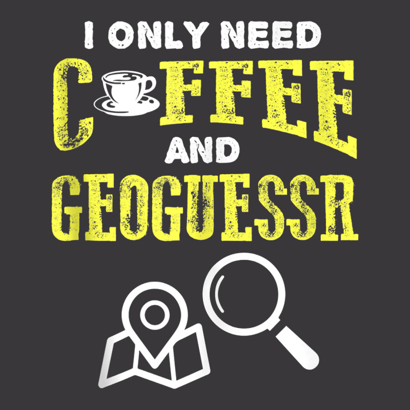 Retro Vintage Coffee And Geoguessr Location Tank Top Ladies Curvy T-Shirt by TysonBoyer | Artistshot