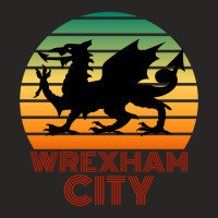 Wrexham City, City Of Wrexham, Capital Of North Wales Ladies Fitted T-shirt | Artistshot