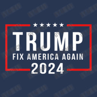 Trump 2024 Fix America Again Donald Trump 2024 Men Denim Jacket | Artistshot