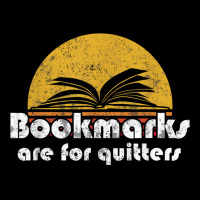 Vintage Reading Book Bookmarks Quitters Sunset Gift Women's V-neck T-shirt | Artistshot